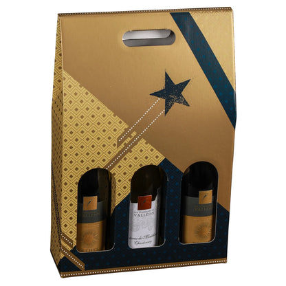 Valisette Verona carton 3 bouteilles