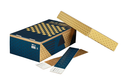 Boite couvercle Verona carton jeu de dames 33x18x10cm