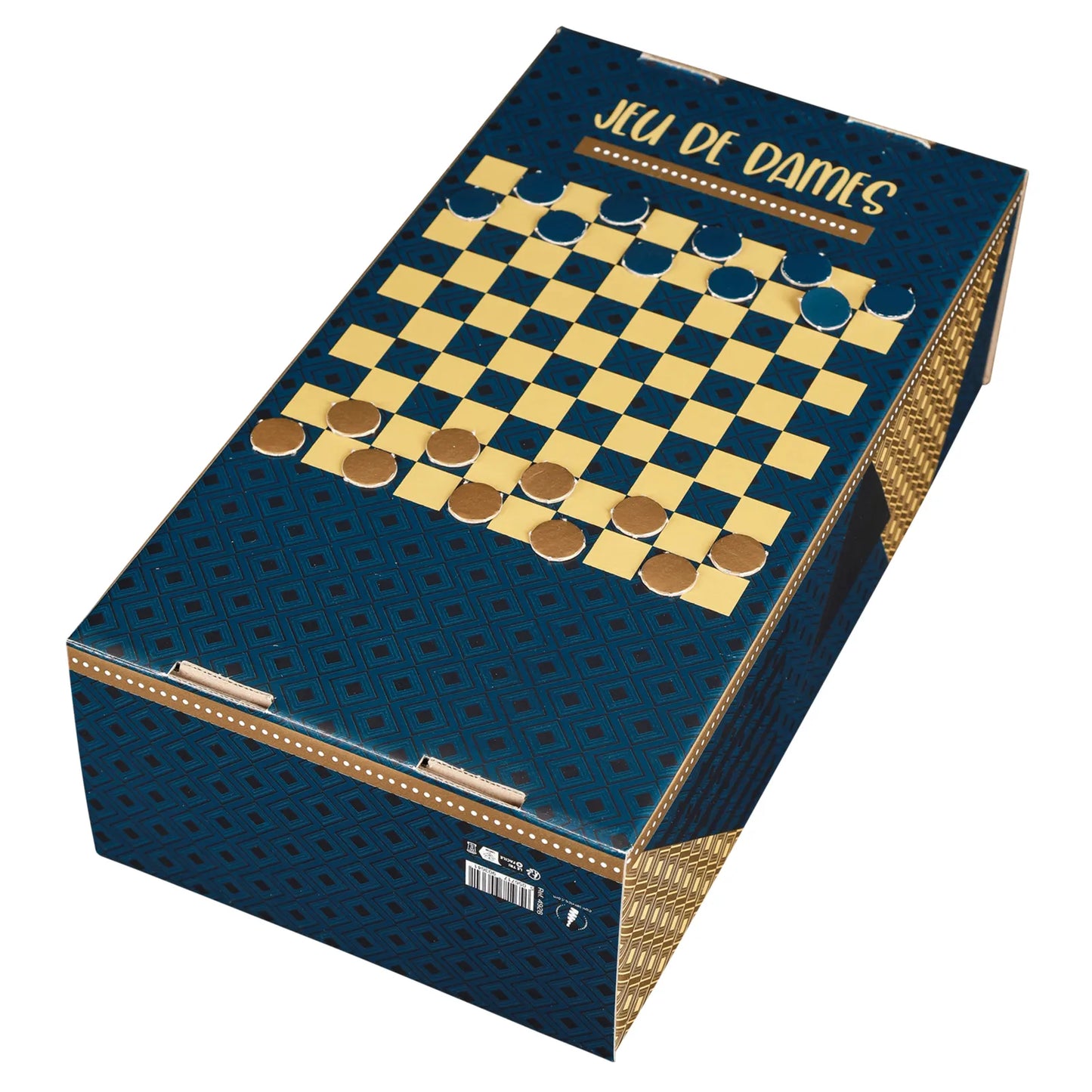 Boite couvercle Verona carton jeu de dames 33.5x25x11cm