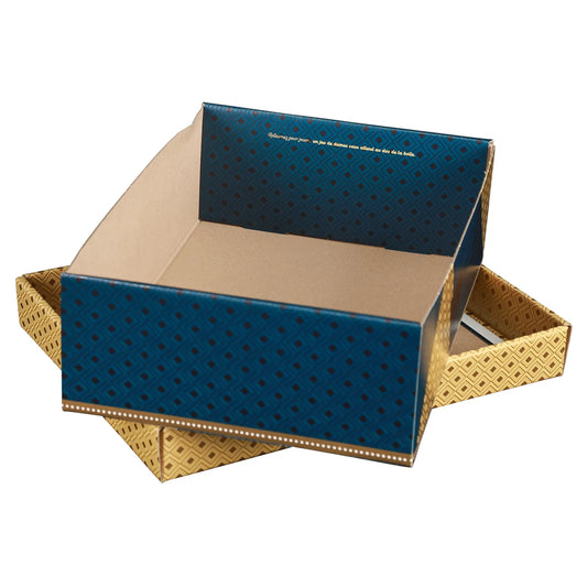 Boite couvercle Verona carton jeu de dames 33.5x25x11cm