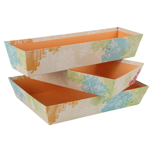 Corbeille Granada carton rigide rectangle 36x27x7cm