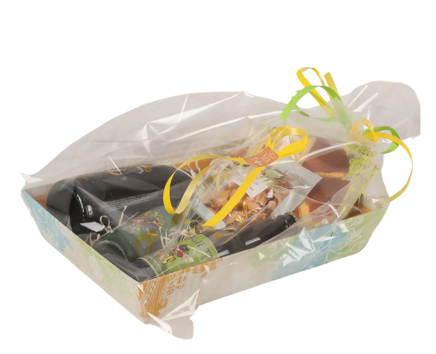 Granada rigid cardboard rectangular basket, 36x27x7cm