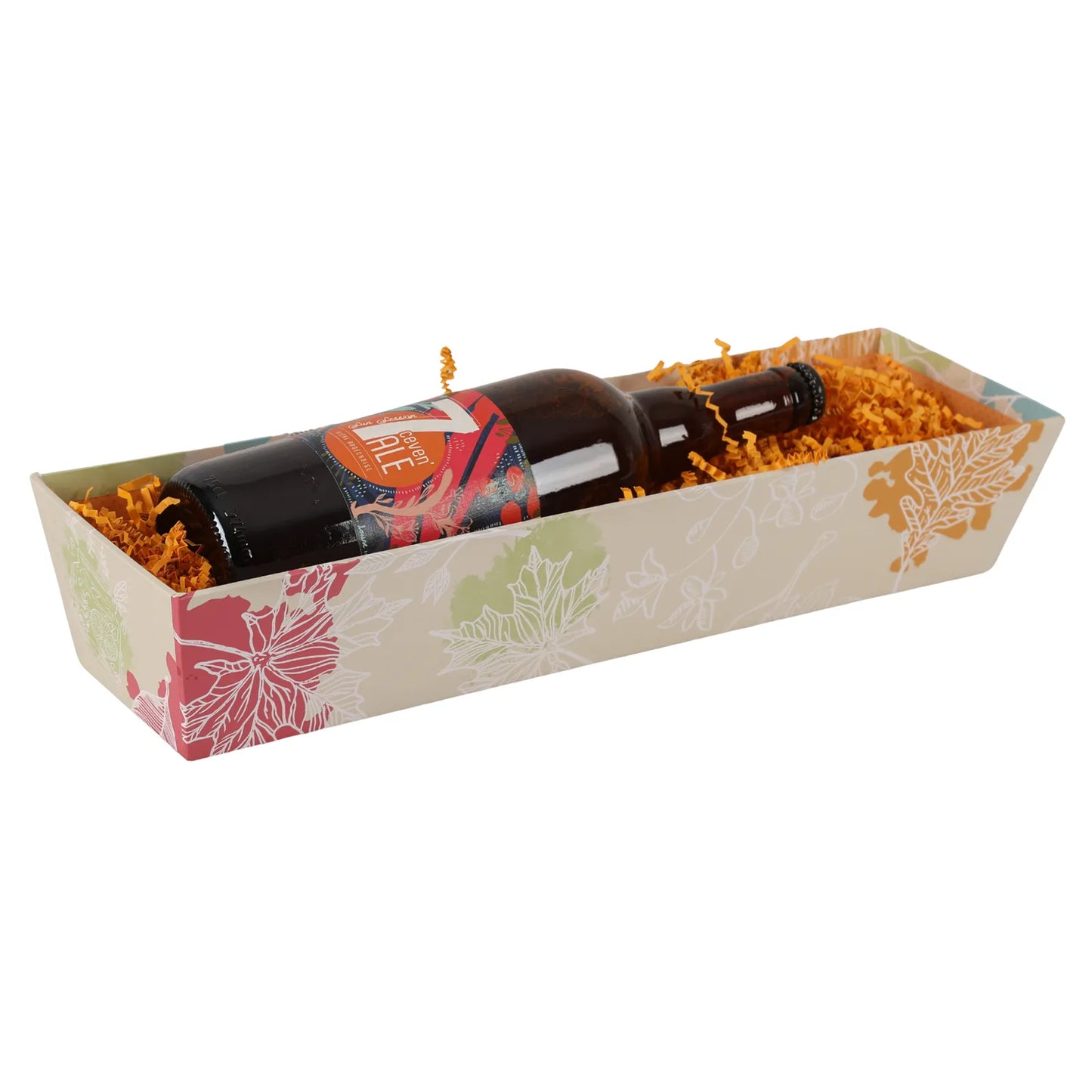 Granada rigid cardboard rectangular basket, 43x12x8cm