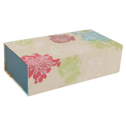 Coffre Granada carton rigide rectangle 34x18x10cm, fermeture aimant