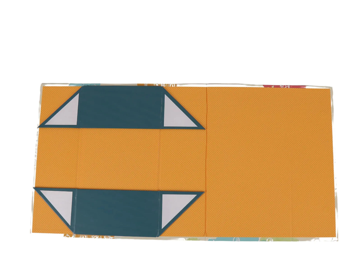 Coffre Granada carton rigide rectangle 34x18x10cm, fermeture aimant