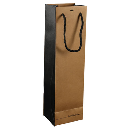 Sac Elusa papier kraft 1 bouteille fenêtre PVC