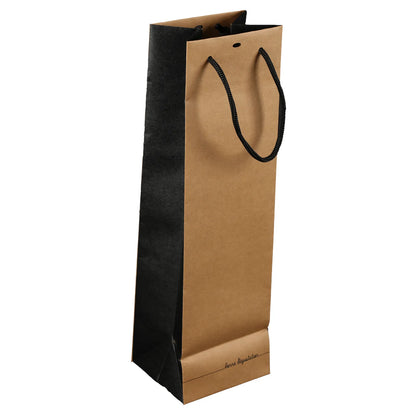 Elusa kraft paper bag with magnum window and PVC