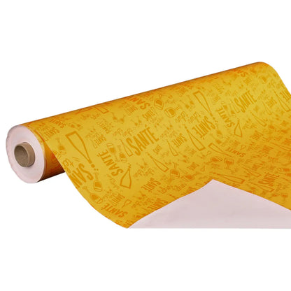 Granada orange coated gift wrap 0.50x200m