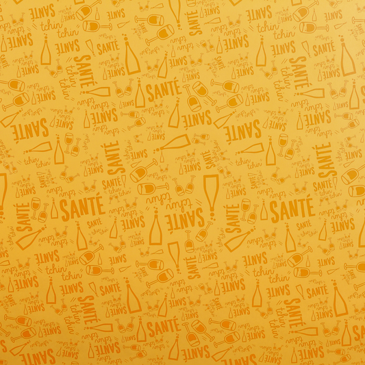 Papier cadeau Granada papier couché orange 0.70x100m