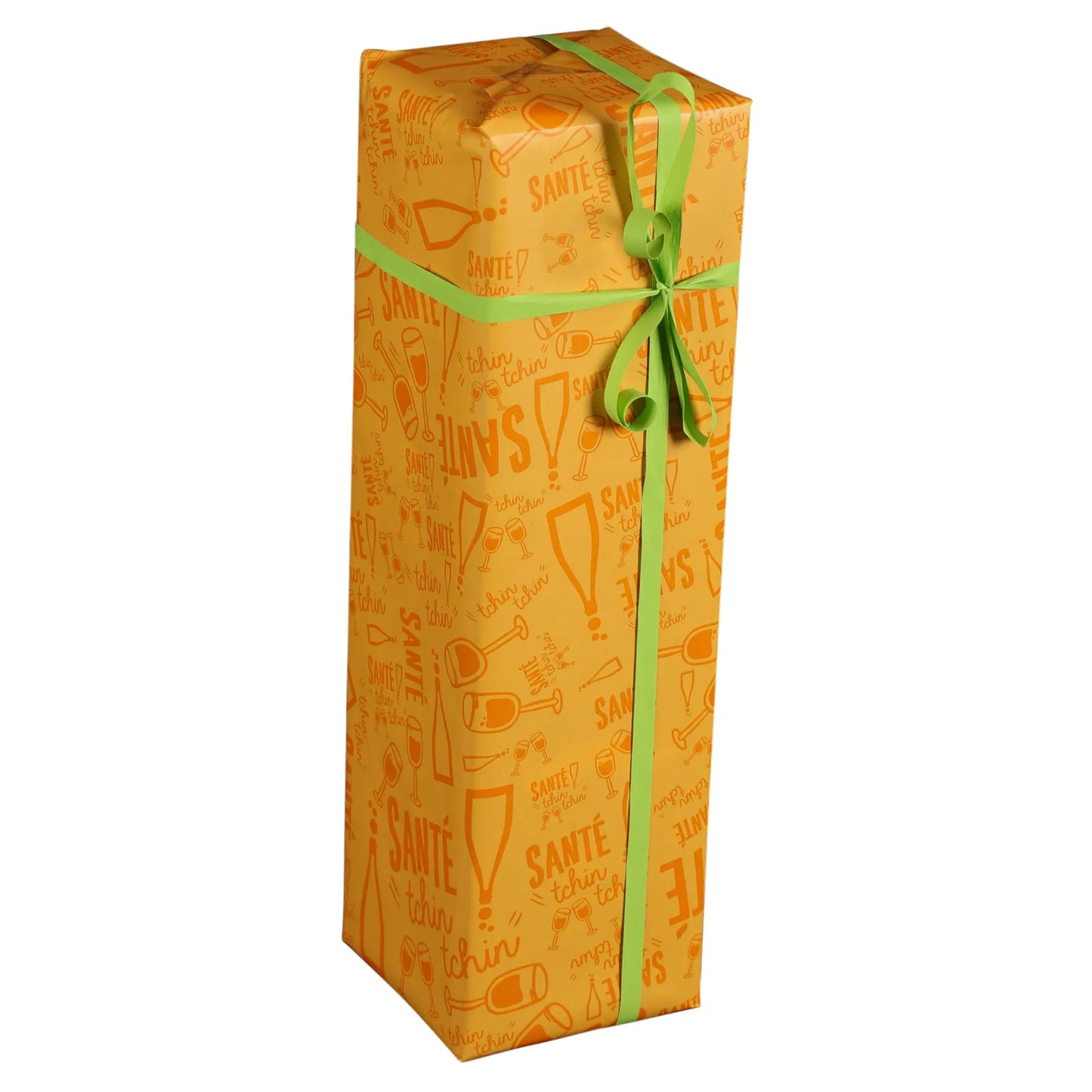 Granada orange coated gift wrap 0.50x200m