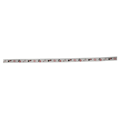 Smooth white satin ribbon - Alsace (10mm x 225m spool)