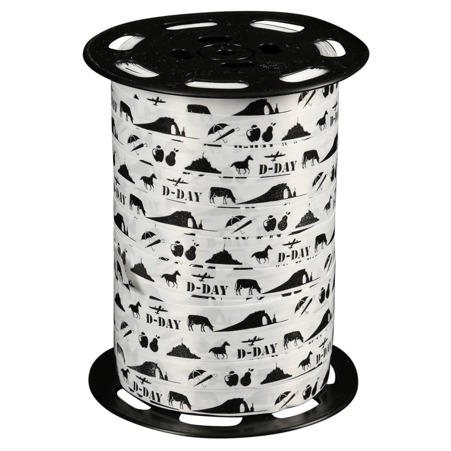 Smooth white satin ribbon - Normandy (10mm x 225m spool)