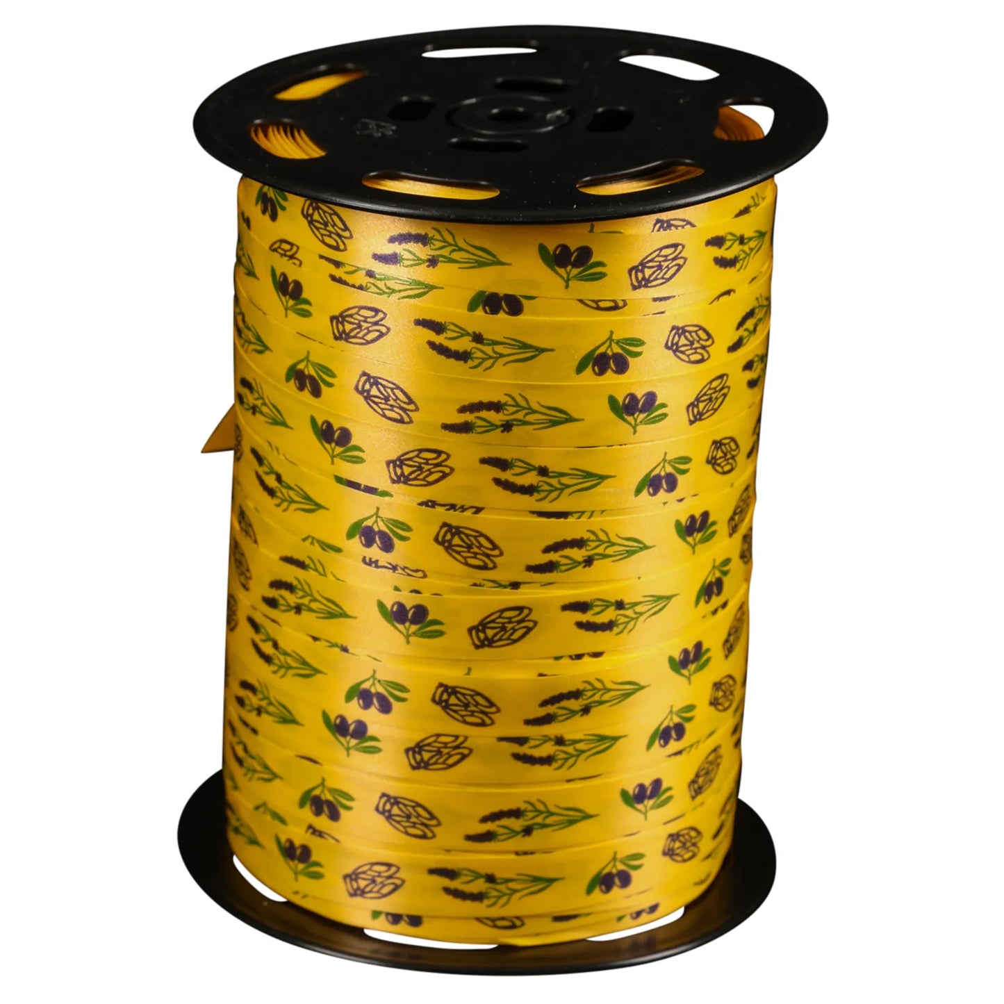 Smooth yellow satin ribbon - Provence (10mm x 225m spool)