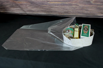 Clear polypropylene neutral pouch without gusset, 45x60cm