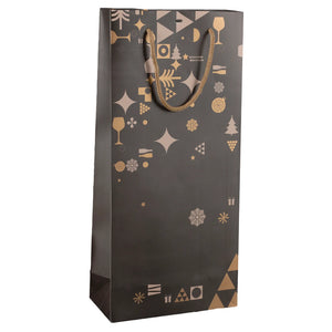 Sac Mokha papier 2 bouteilles