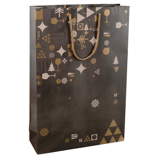Sac Mokha papier 3 bouteilles