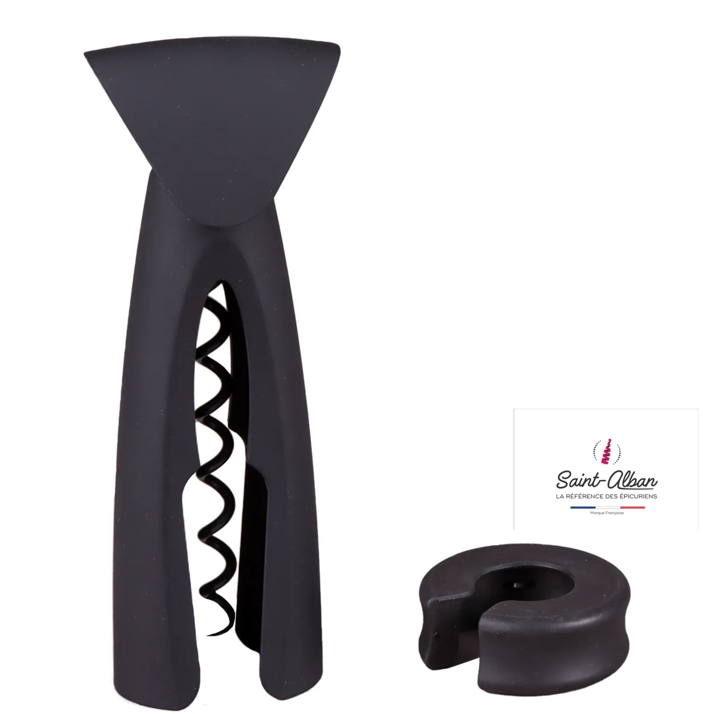 Set tire bouchon a vis découpe capsule Terrano finition soft touch Saint Alban