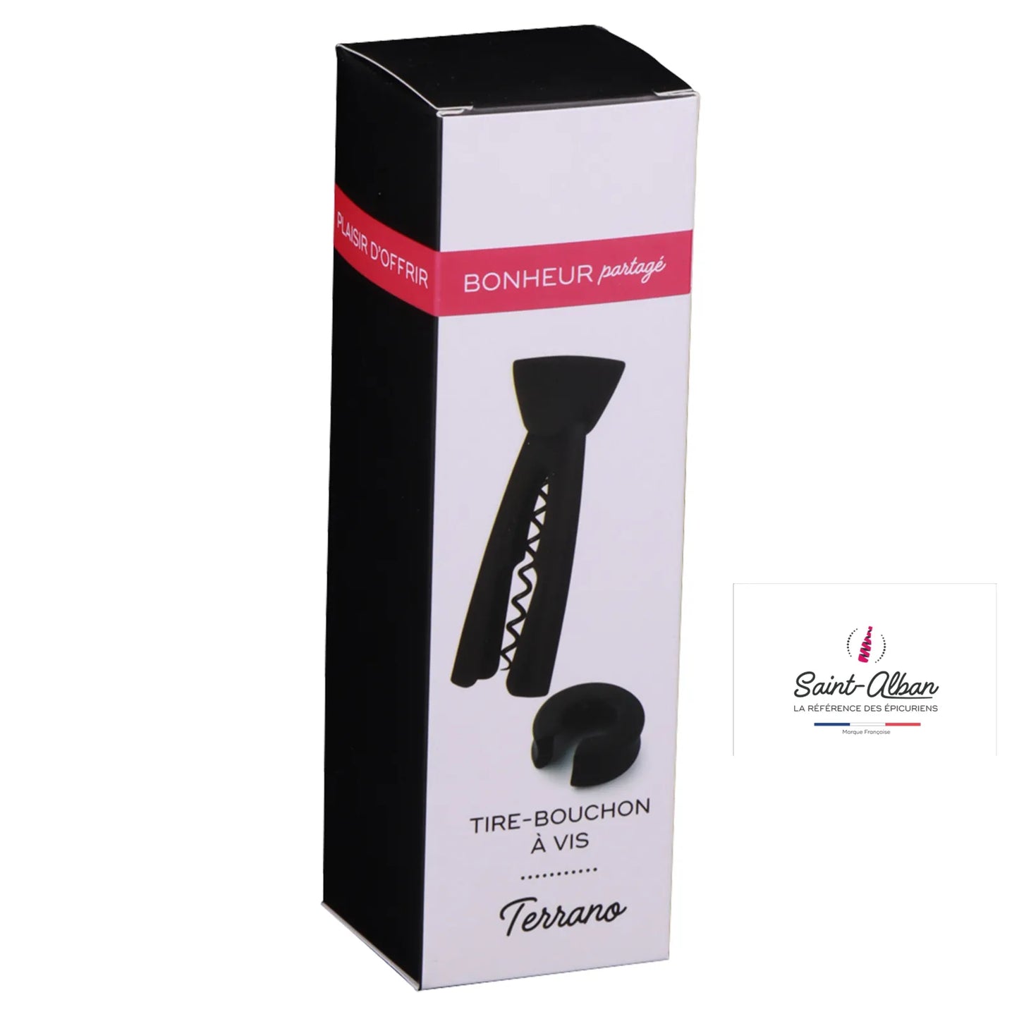 Set tire bouchon a vis découpe capsule Terrano finition soft touch Saint Alban