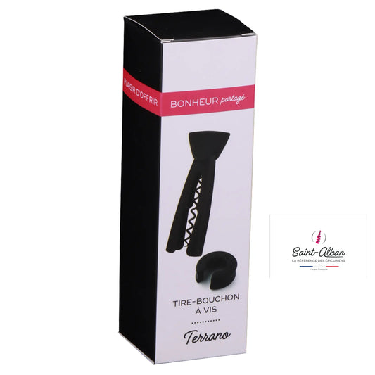 Set tire bouchon a vis découpe capsule Terrano finition soft touch Saint Alban