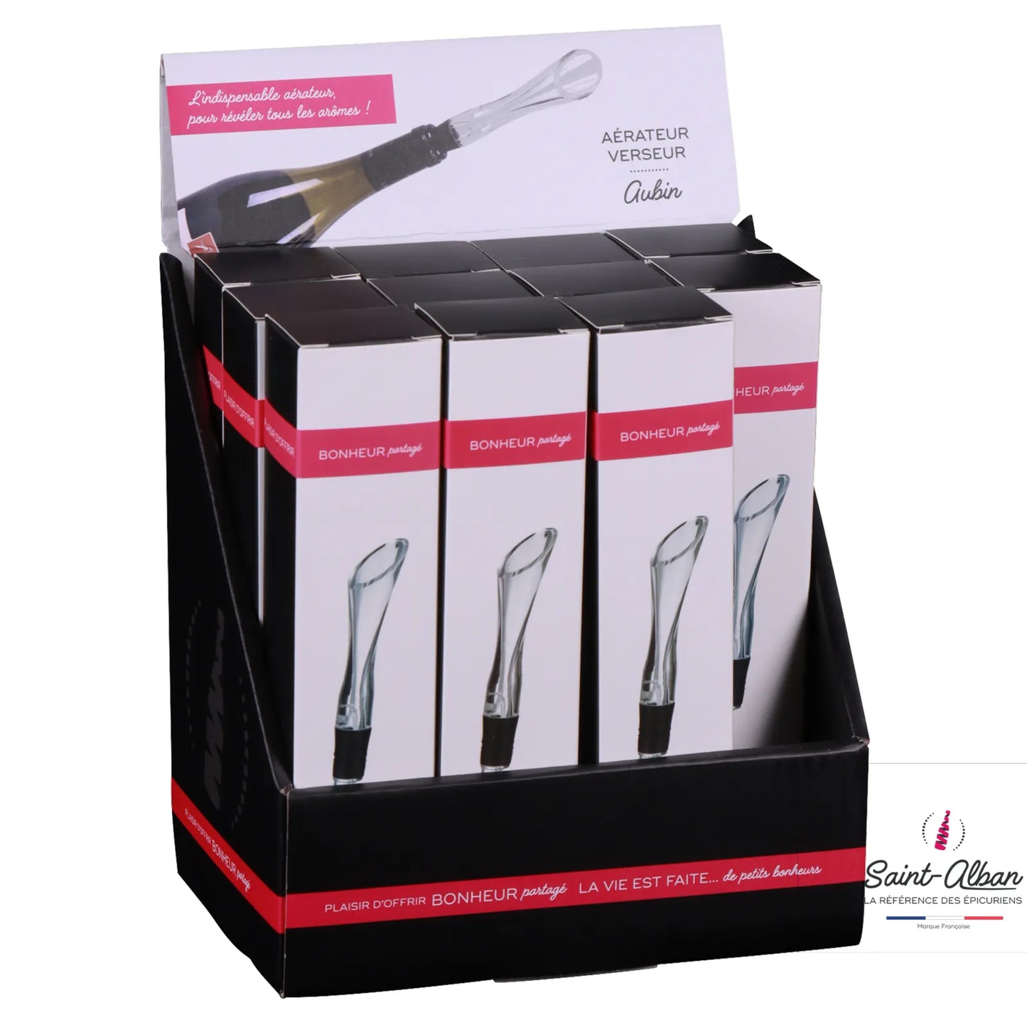Aubin translucent pouring aerator Saint Alban