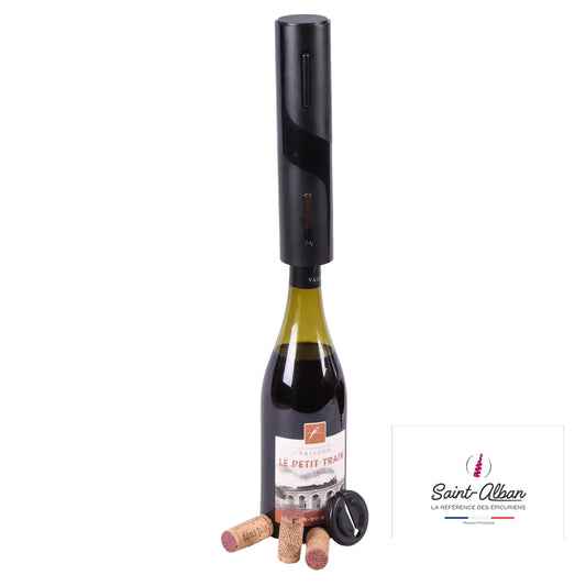 Tire-bouchon électrique Shiraz socle découpe capsule Saint Alban