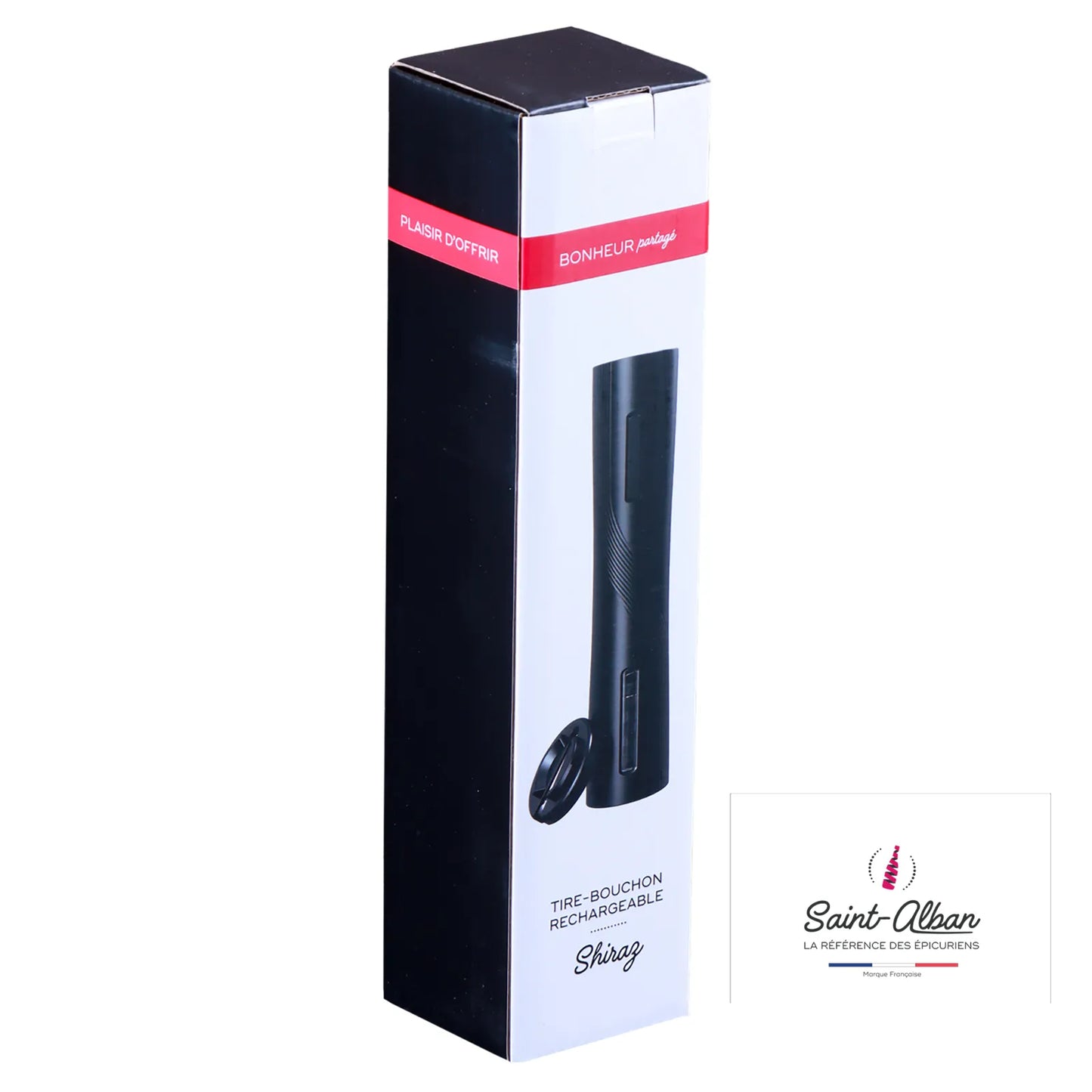 Electric corkscrew for Shiraz bottles with capsule cutter, Saint Alban