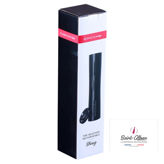 Tire-bouchon électrique Shiraz socle découpe capsule Saint Alban