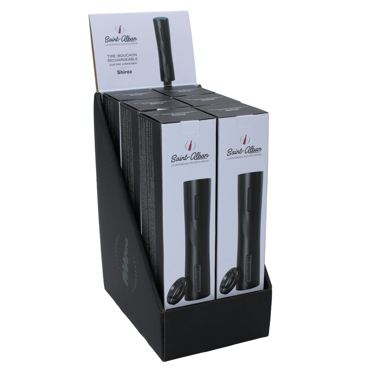 Electric corkscrew for Shiraz bottles with capsule cutter, Saint Alban