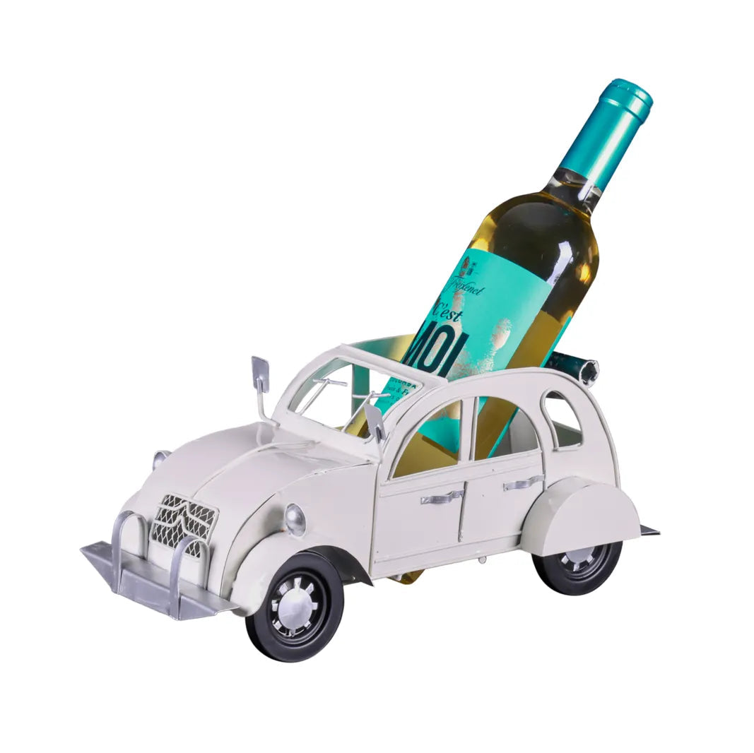 Support bouteille Félix métal beige - 2CV