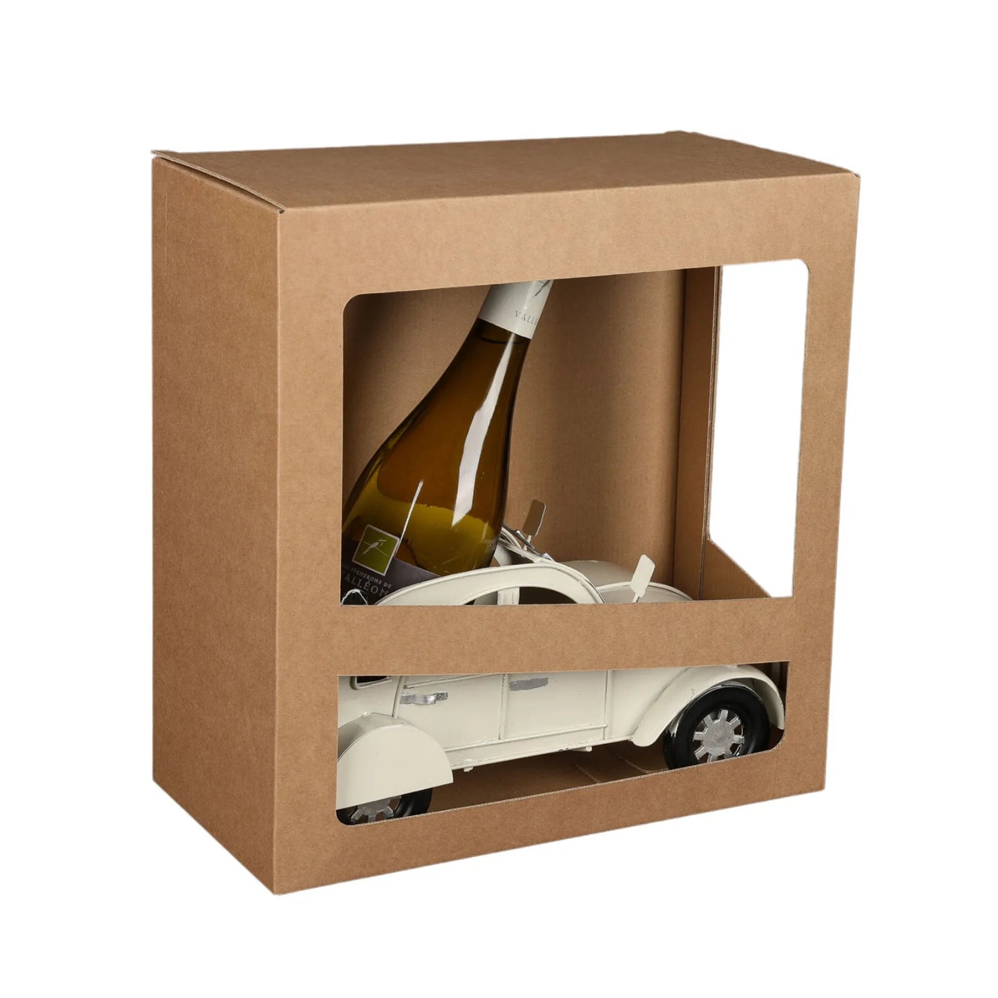 Support bouteille Félix métal beige - 2CV