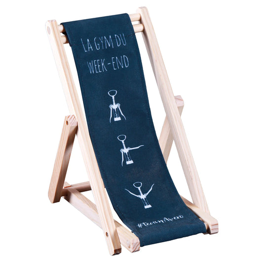 Valentina wood and canvas bottle holder - The Weekend Gym