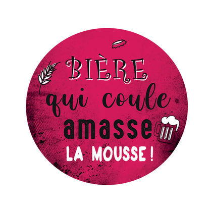 Porte-clé décapsuleur Ivo métal - Bière qui coule amasse la mousse