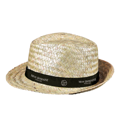Chapeau Ernest paille avec bandeau personnalisé