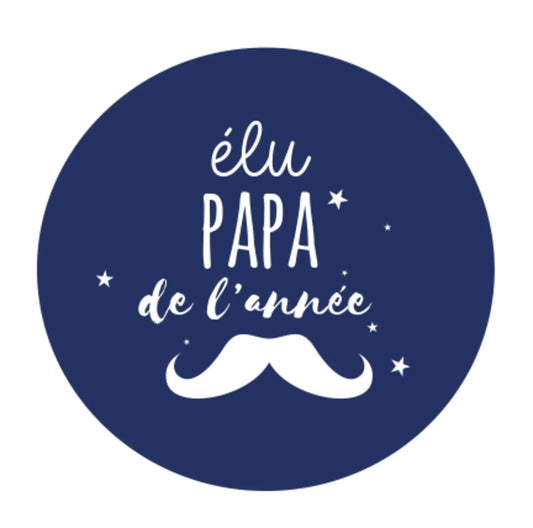 Porte-clé décapsuleur Ivo métal - Elu Papa de lannée