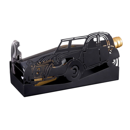 Support Oscar métal noir design 2CV 27x10x14.5cm