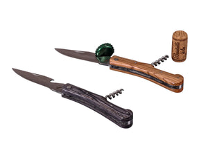 Chatel corkscrew knife with matching wooden handle