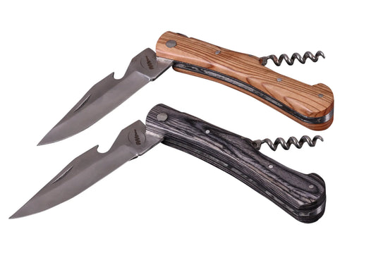 Chatel corkscrew knife with matching wooden handle