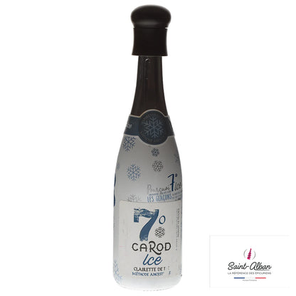 Leo black PVC wine/champagne expansion stopper from Saint Alban