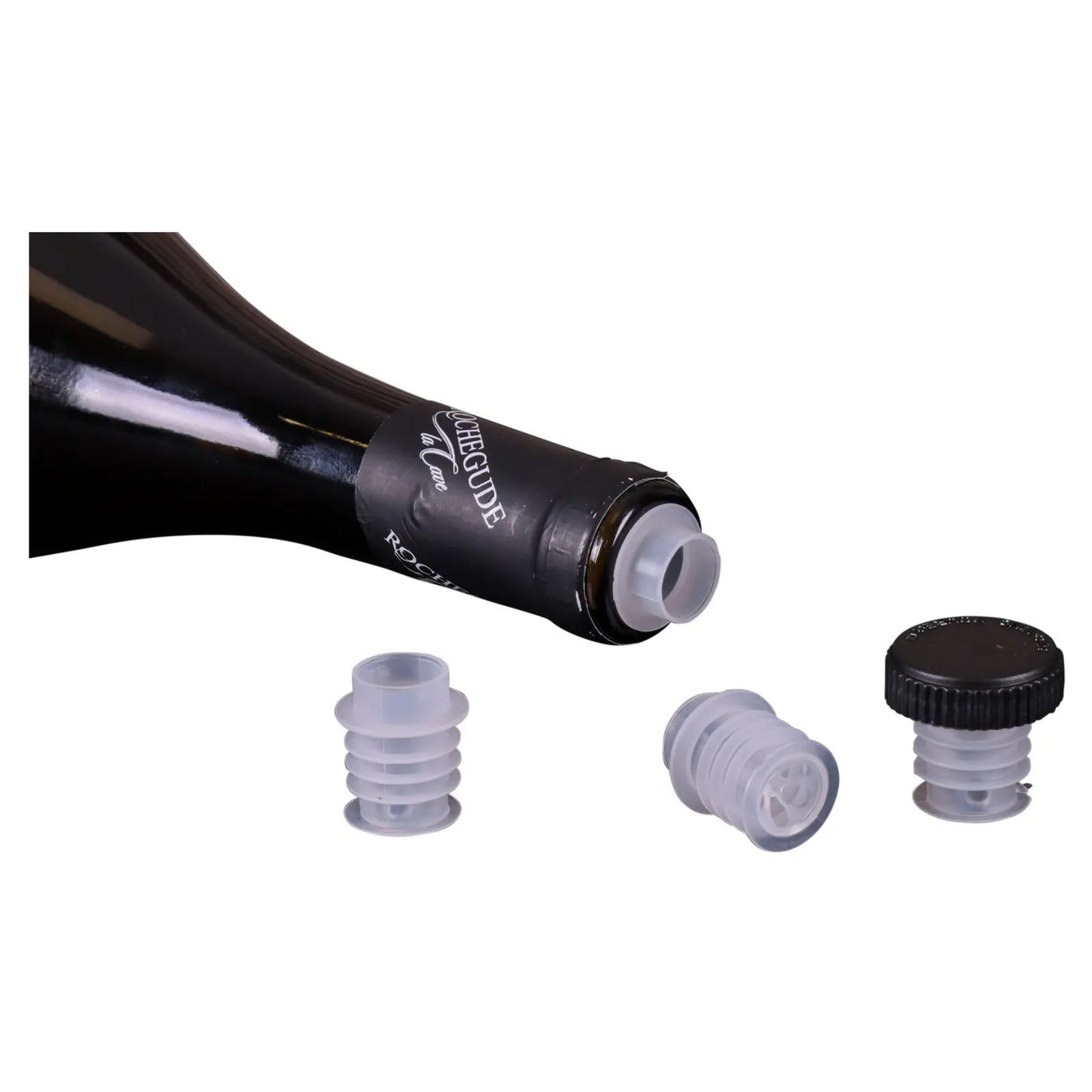 Bouchon verseur/reducteur de débit Gad plastique noir/translucide