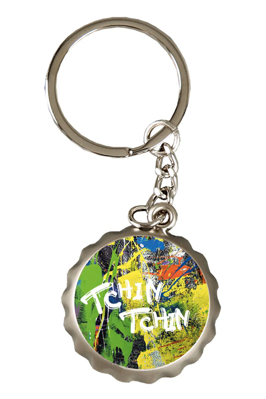 Ivo metal bottle opener keyring - Cheers