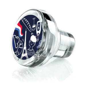 Vinolok Crystal Stopper - French Art