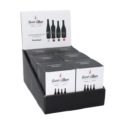 Chaussette de dégustation  toile lycra rayures assorties (4 pièces) - Pénélope