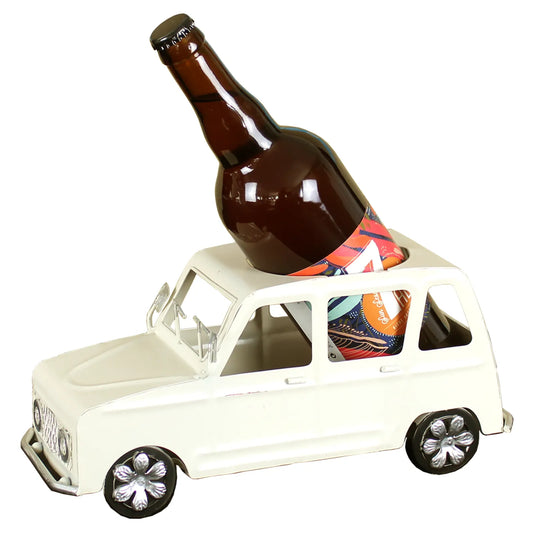 Support bouteille Félix métal beige - 4L