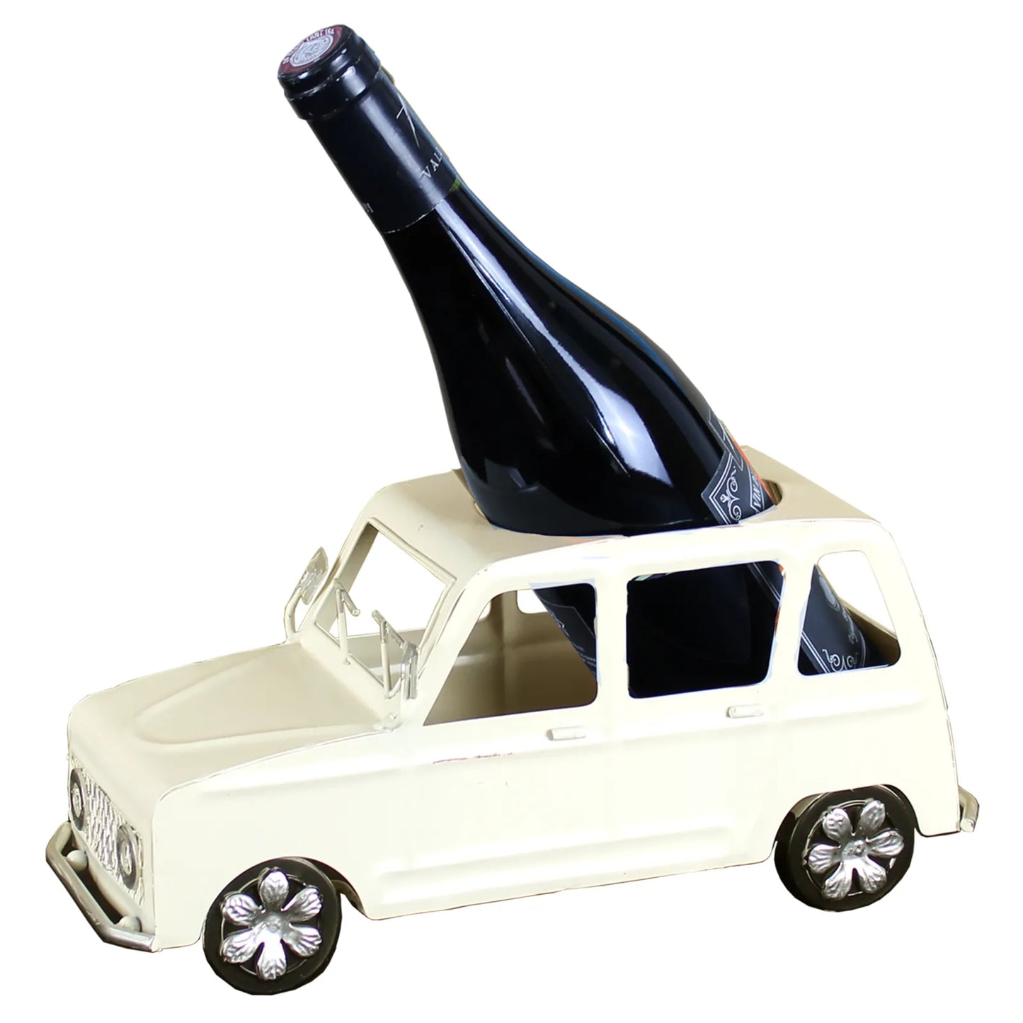 Support bouteille Félix métal beige - 4L