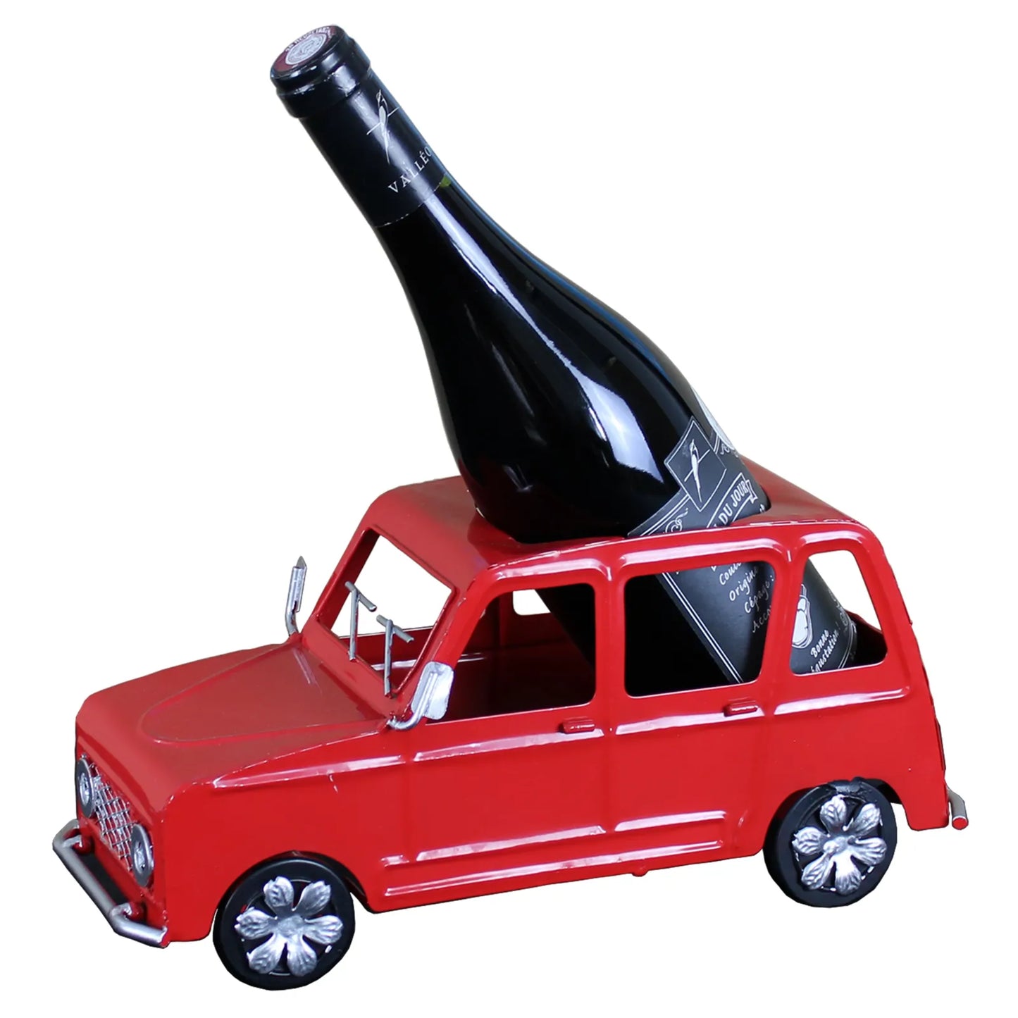 Support bouteille Félix métal rouge - 4L