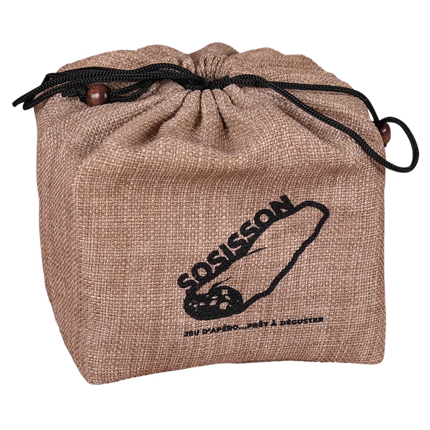 Sosisson Appetizer Game, 50 beer mat playing cards, 10 sausage cards