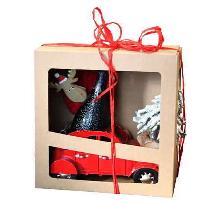Support bouteille Félix métal rouge - 2CV