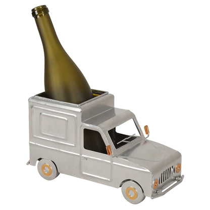 Support bouteille Félix métal gris/cuivre - 4L fourgonette