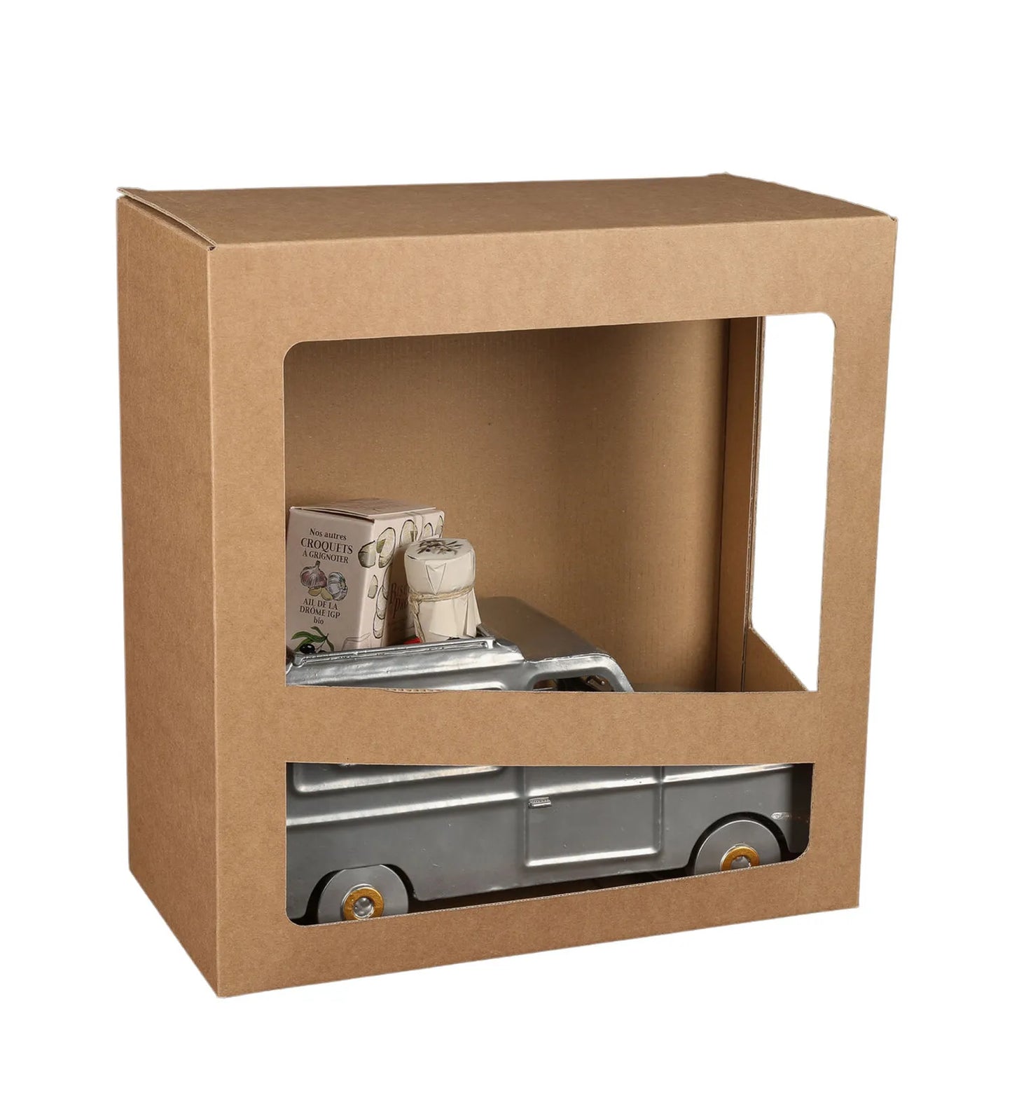 Support bouteille Félix métal gris/cuivre - 4L fourgonette