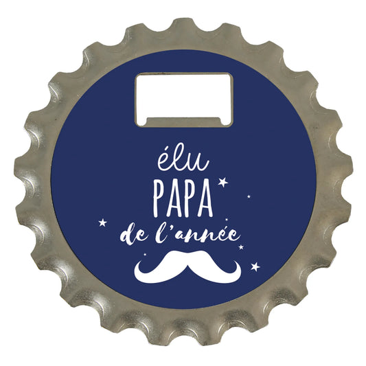 Décapsuleur 3 en 1 Marcus métal - Elu Papa de lannée